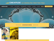 Tablet Screenshot of cinemaude.org